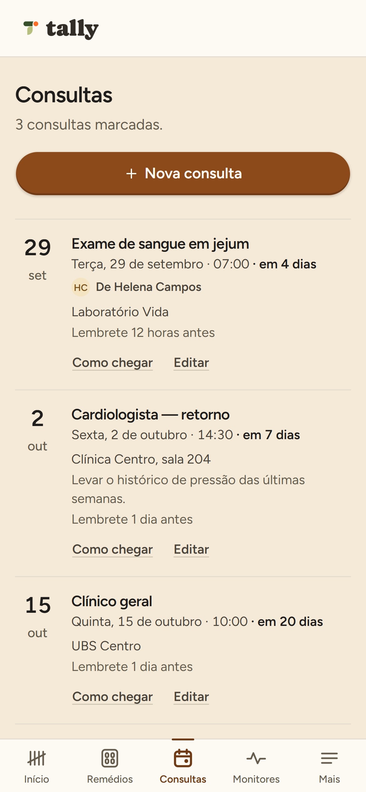 Wellnessy — Appointments (demo data)